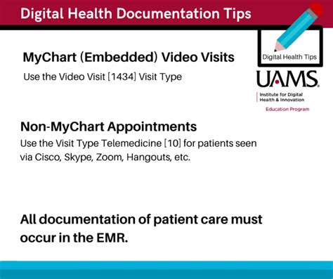 Epic And Mychart Information For Digital Health Visits Uams Institute