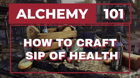 Eso Sip Of Health Crafting