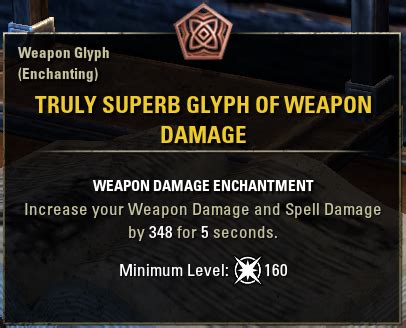 Eso Weapon Damage Glyph