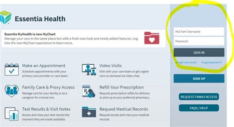 Essentia Health MyHealth Login Portal