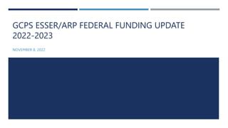 Esser Federal Funding