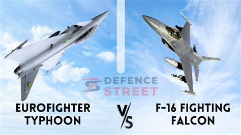 Eurofighter Typhoon vs F16 Comparison