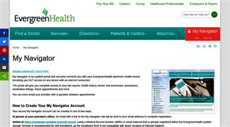 Evergreen Health Mychart