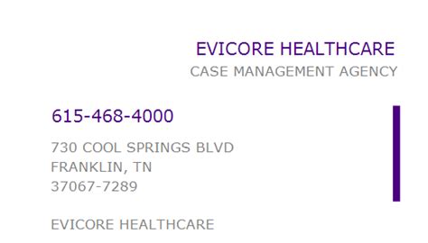 Evicore Healthcare Phone Number