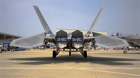 F 22 Raptor Rear View