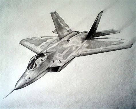 F 22 Raptor Sketch