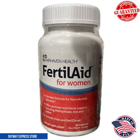 Fairhaven Health Fertilaid For Women 90 Capsules Volume Discount Mega Vitamins