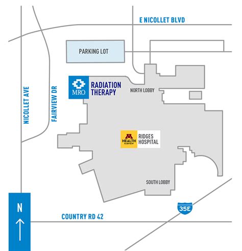 Fairview Ridges Hospital Map