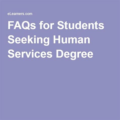 Faqs For Students Seeking Human Services Or Social Work Degrees Human