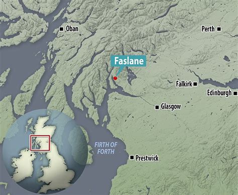 Faslane Scotland Map