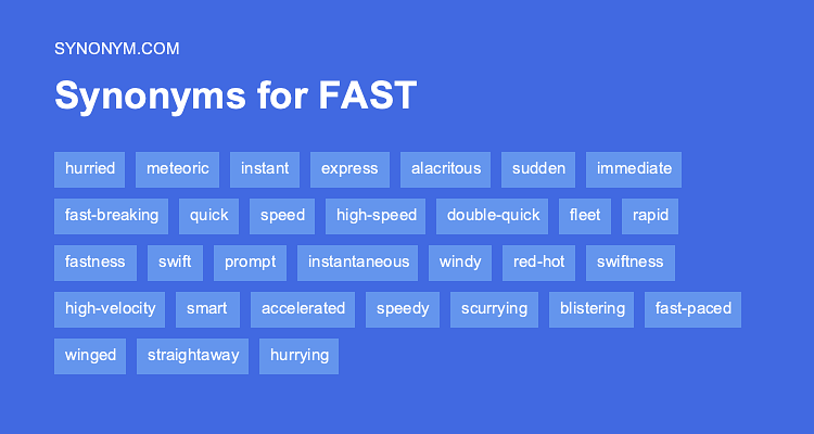 Fast Speed Synonym