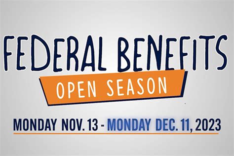 Federal Benefits Open Season 2024