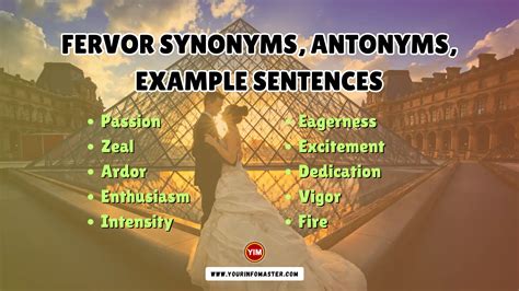 Fervor Synonym