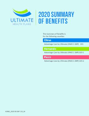 Fillable Online Ultimate Health Plans Fax Email Print Pdffiller