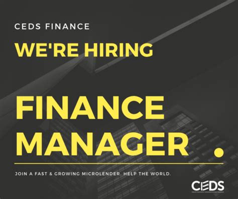 Finance Manager Jobs