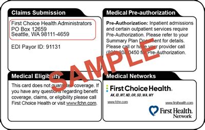 First Choice Health Insurance Credentialing