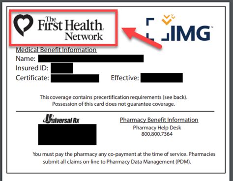 First Health Network Eligibility Number