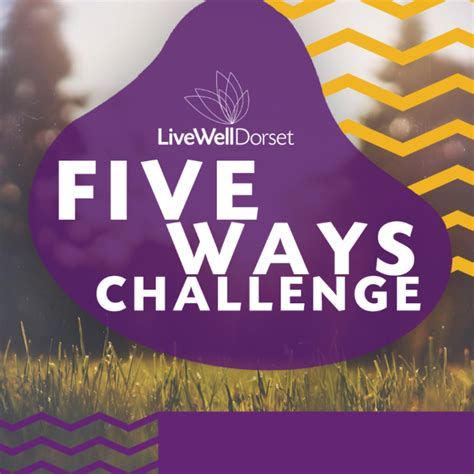 Five Ways Challenge Sign Up Livewell Dorset