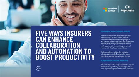 Five Ways Insurers Can Enhance Collaboration And Automation To Boost