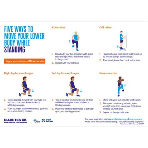 Five Ways To Move More English Download Only Diabetes Uk Shop