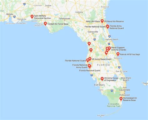 Florida Air Force Bases Locations