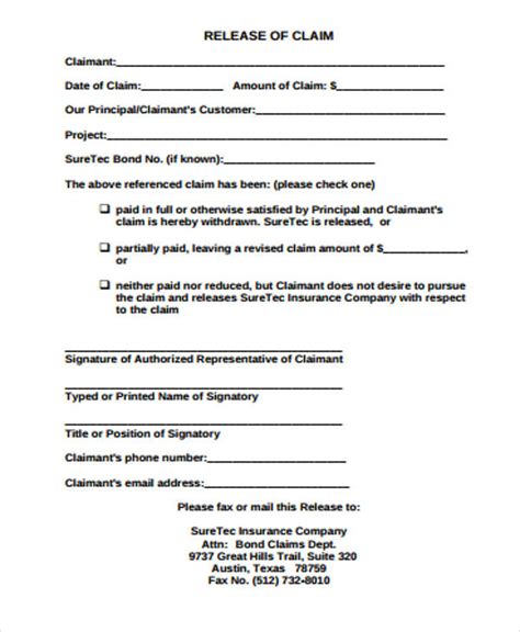 Florida Health Settlement Claim Form