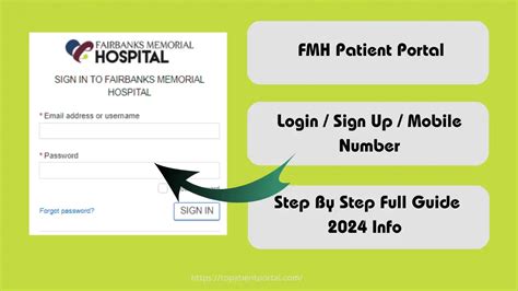 Fmh Patient Portal My Account