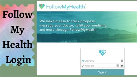 Follow My Health Provider Login