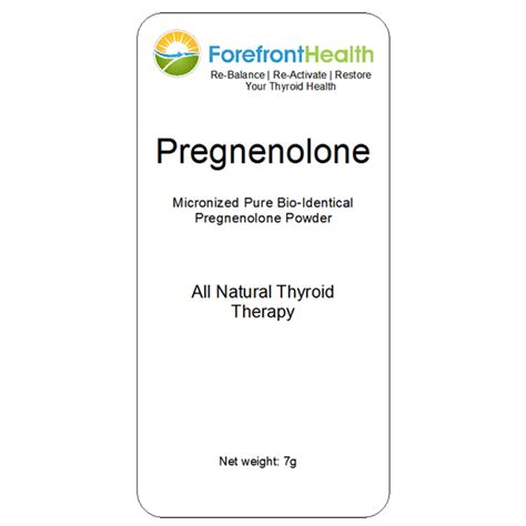 Forefront Health Pregnenolone