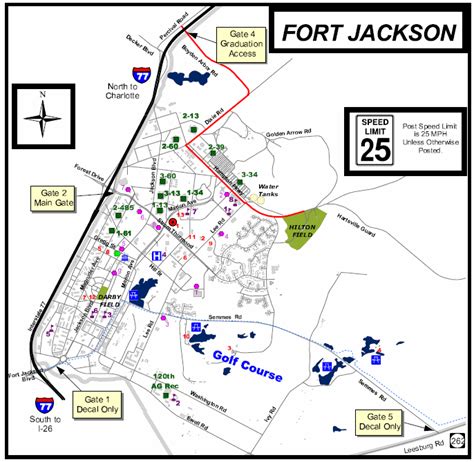 Fort Jackson Basic Training Map