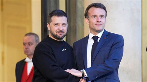 France S Macron Ukraine S Zelenskyy To Sign Security Agreement In