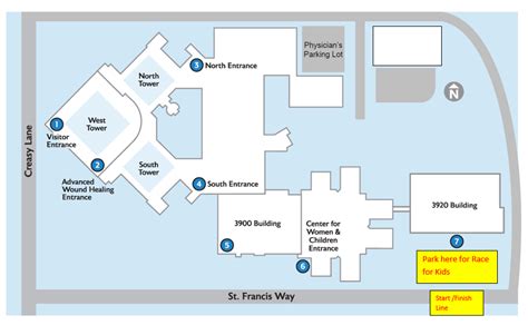 Franciscan Health Dyer Map