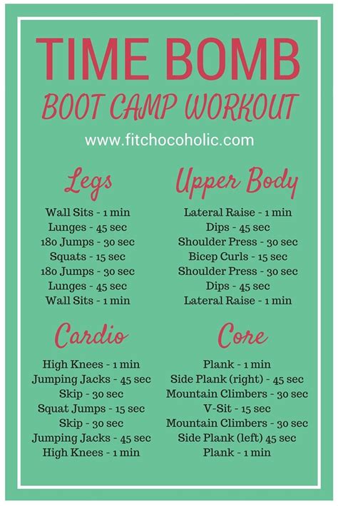 Free Online Boot Camp Workouts