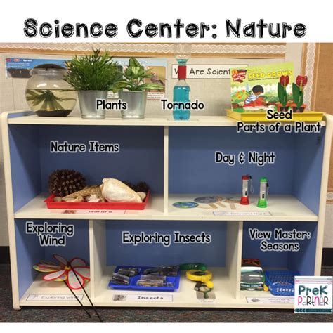 Free Preschool Kindergarten Science Learning Centers