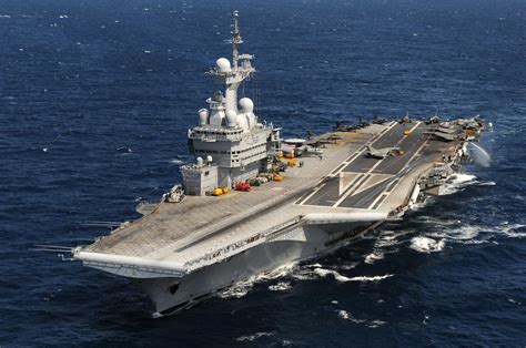 French Aircraft Carrier Charles De Gaulle R91 Wallpapers Military Hq French Aircraft Carrier