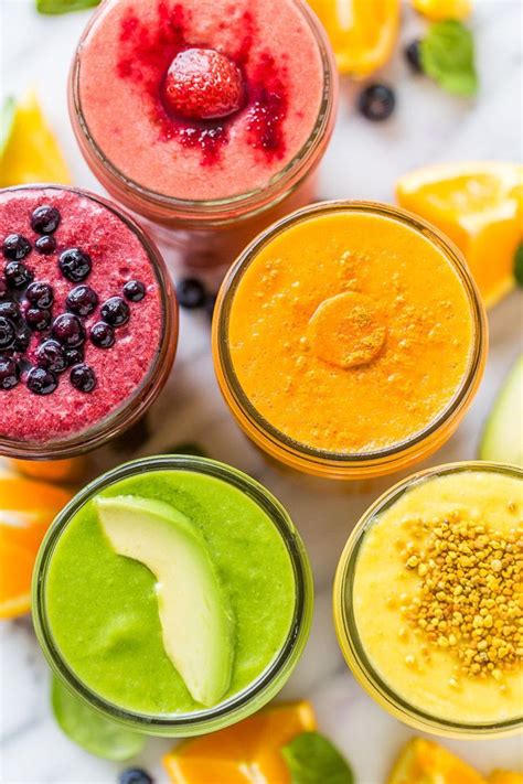 Fruit Smoothies And Their Many Health Benefits Con Im Genes Nutritivo Jugos