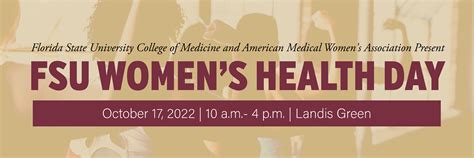 Fsu Women S Health Day College Of Medicine