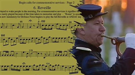 Full Reveille Bugle Calls On Trumpet Army Wake Up Trumpet Reveille At Anzac Day