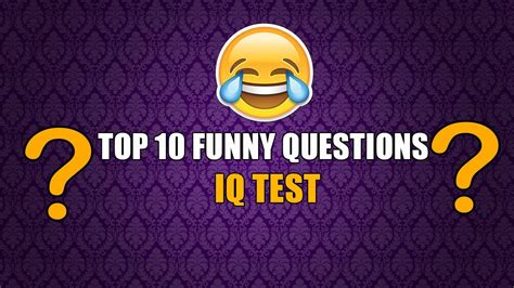 Fun Iq Test