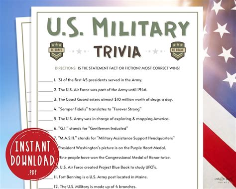 Fun Military Trivia