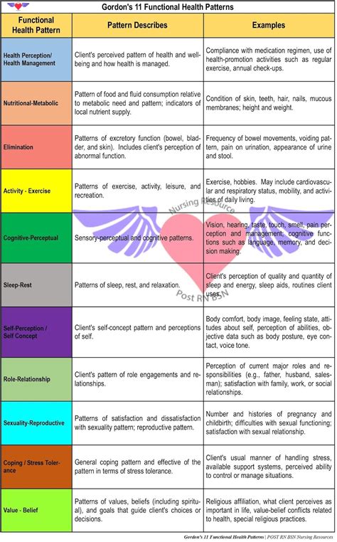 Functional Health Patterns By Gordon