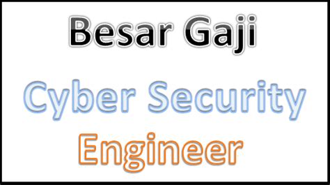 Gaji It Security Engineer