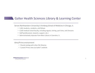 Galter Health Library Chicago