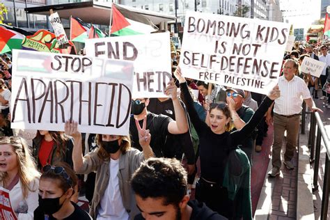 Gaza Will Be Liberated Thousands March In Sf For Palestinians