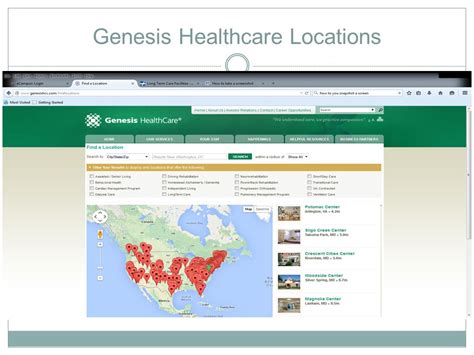 Genesis Healthcare Locations