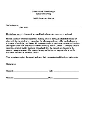 Georgia Tech Health Insurance Waiver