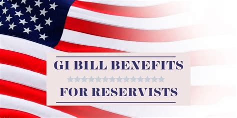 Gi Bill Benefits For Reservists