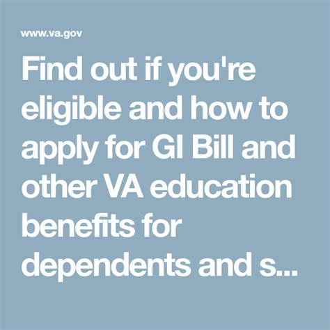 Gi Bill For Dependents