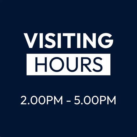 Glenbrook Visiting Hours