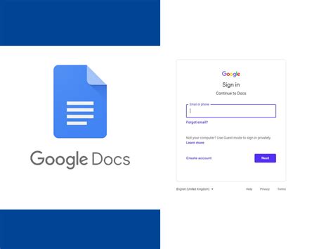 Google Docs Sign In